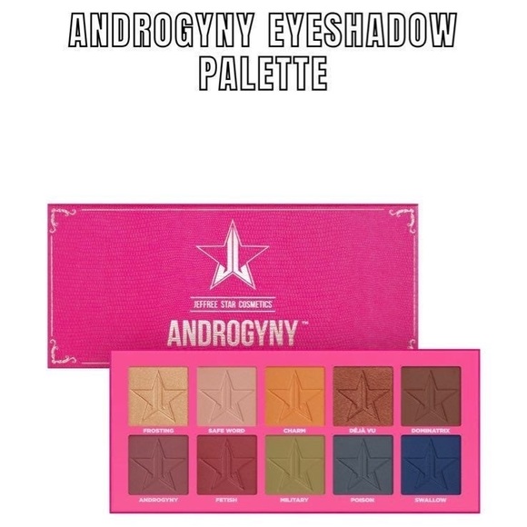 (BLGF) NEW Jeffree Star - Androgyny Eyeshadow Palette, New in Box - Picture 9 of 12
